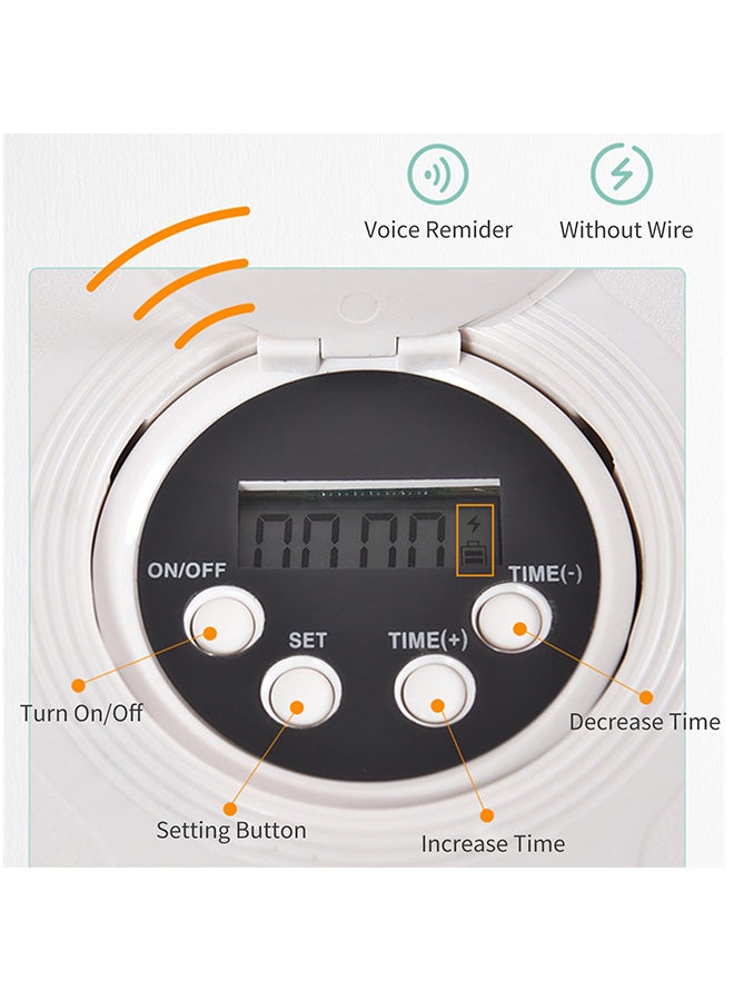 Automatic Pet Feeders Bowl With Voice LCD Screen Green 32.5x32.5x8.5cm - Image 4