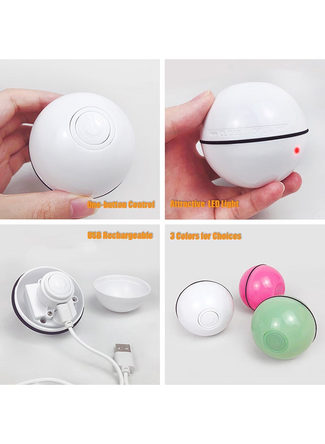 Interactive Cat Ball Toys Pink 7x7x7cm - Image 4