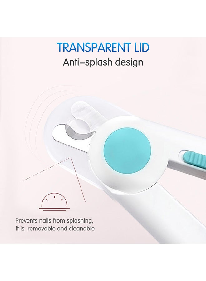 Pet Nail Clippers With LED Light Pink 19x17x2.5cm - Image 3