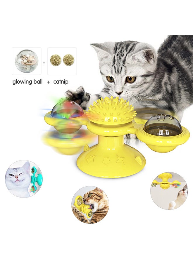 Interactive Cat Toy Yellow 16x7.5x7centimeter - Image 5