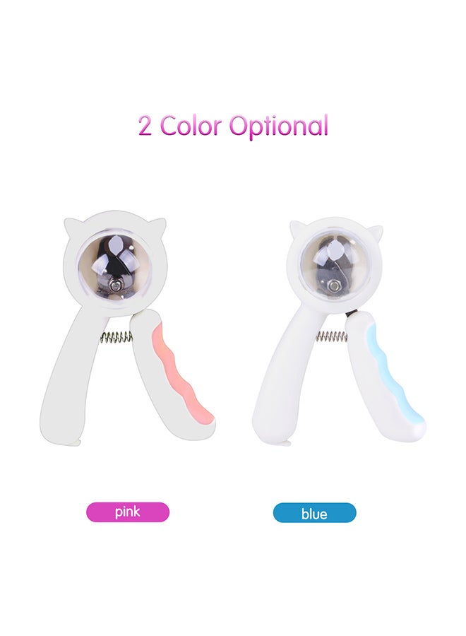 قلامة أظافر للحيوانات الأليفة مع مبرد أبيض/ وردي 17x12.5x5سم - Image 2