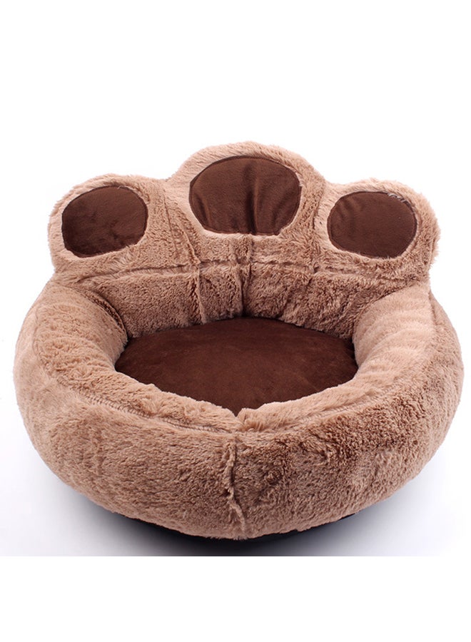 بساط سرير مريح للحيوانات الأليفة بلون القهوة 33x33x12سم - Image 3