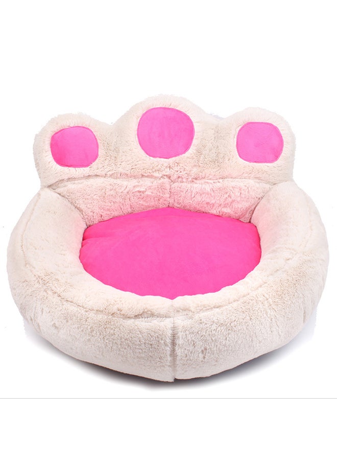 Comfortable Pet Bed Pink 33x33x12cm - Image 3