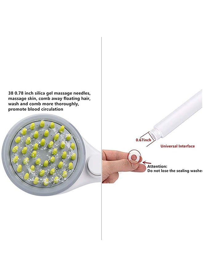 بخاخ استحمام للحيوانات الأليفة للكلاب والقطط أبيض/أزرق 28x9x6سم - Image 2