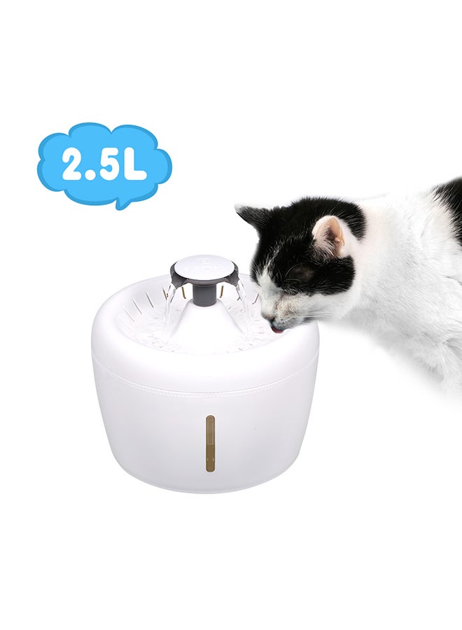 Generic Automatic Pet Water Fountain White 20.5x20.5x15.3cm  - Image 4