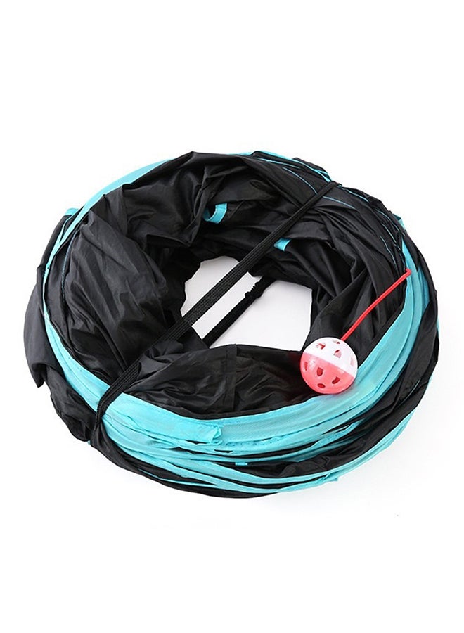 Pet Play Tunnel Toy Black/Blue 31x31x4centimeter - Image 2