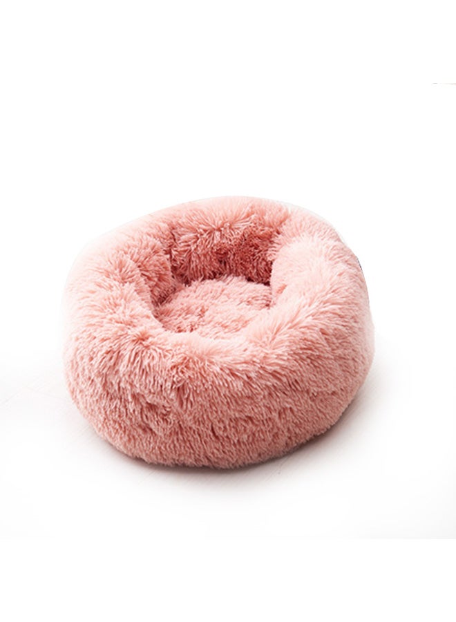 سرير للقطط والكلاب بتصميم دونت وردي سكين 25x20x8سم - Image 2