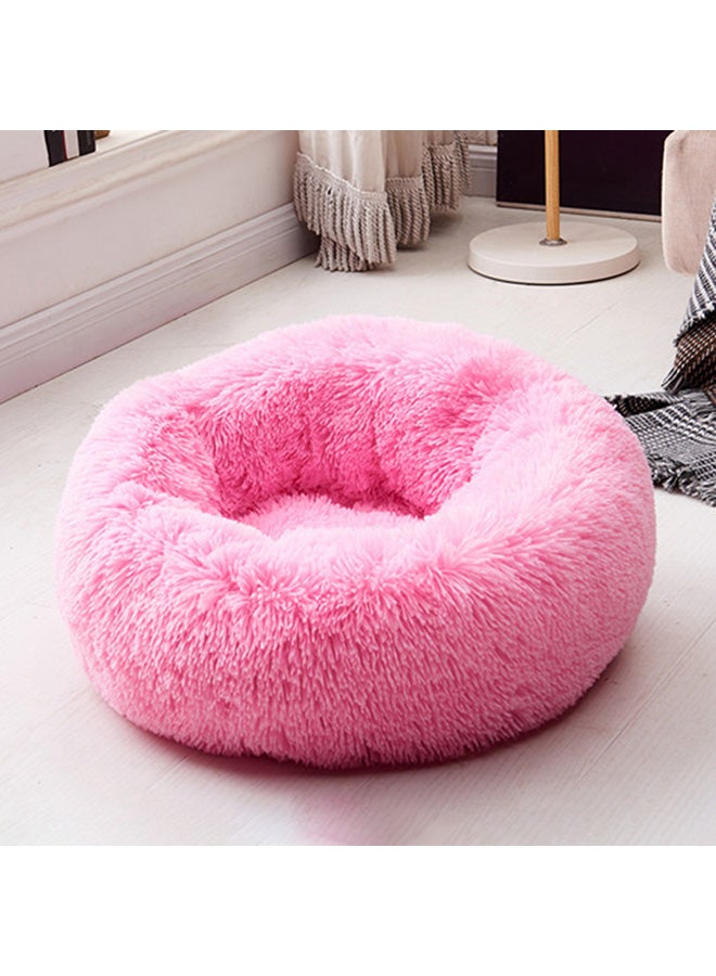 Ultra Soft Fur Cat Bed Pink 30x20x8cm - Image 2