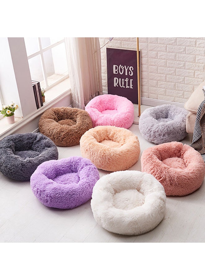 Ultra Soft Fur Cat Bed Pink 25x20x8cm - Image 4