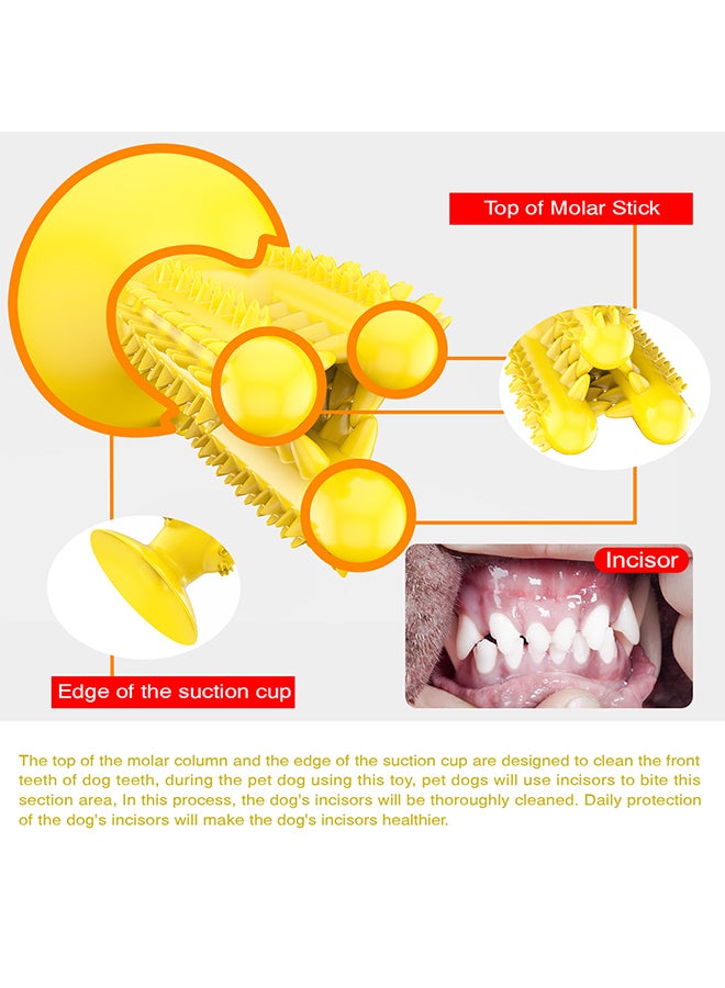 Dog Chew Toy Yellow 13x9.5x9.5cm - Image 3
