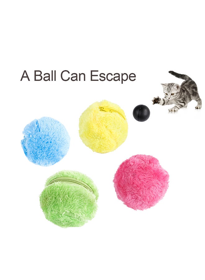 4-Piece Automatic Roller Ball Toy Multicolor 11x10x10cm - Image 1