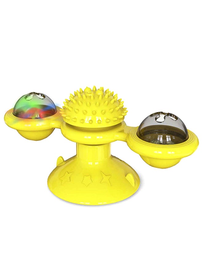 لعبة طاحونة هوائية دوارة . أصفر 15.8x7.4x6.9سم - Image 1