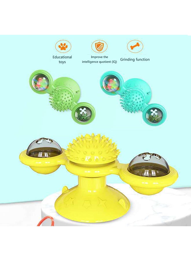 لعبة طاحونة هوائية دوارة . أصفر 15.8x7.4x6.9سم - Image 3