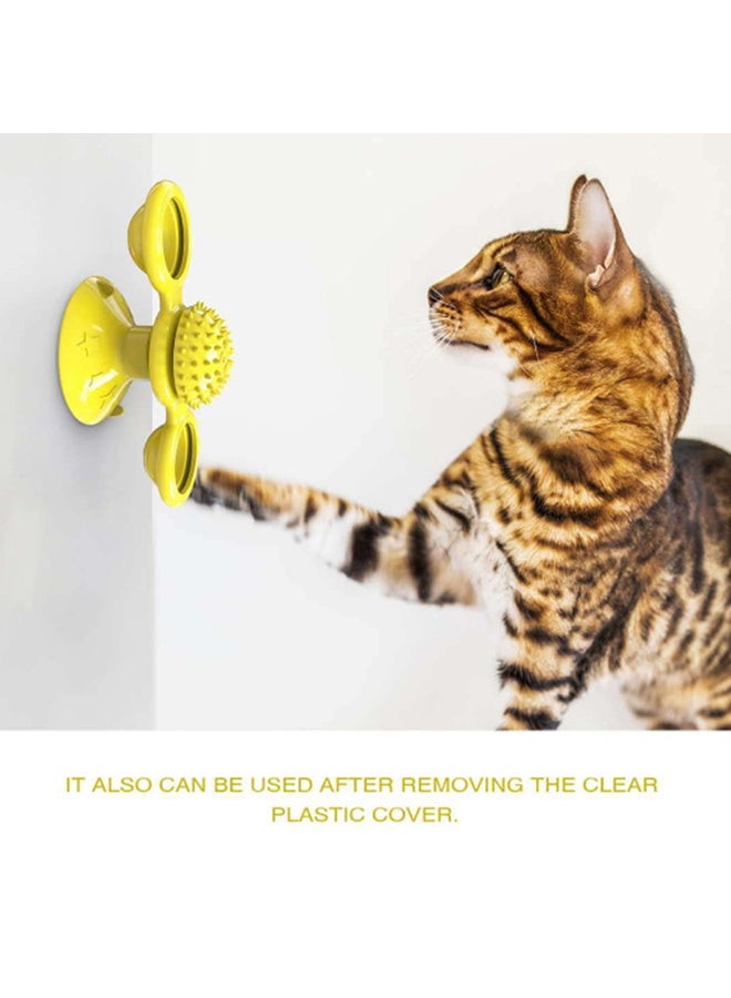 لعبة طاحونة هوائية دوارة . أصفر 15.8x7.4x6.9سم - Image 4