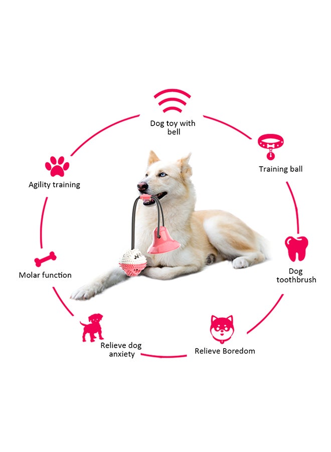 لعبة المضغ مولار بايت وردي/أسود 19x12x9سم - Image 3
