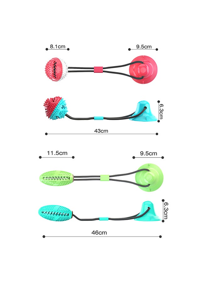 لعبة المضغ مولار بايت وردي/أسود 19x12x9سم - Image 5