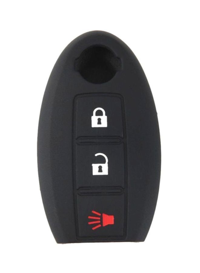 غطاء حماية من السيليكون بـ 3 أزرار لمفتاح سيارة نيسان تيانا إكس تريل