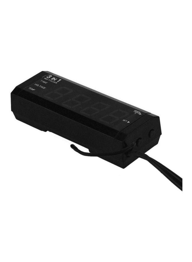 3-In-1 Thermometer Voltage Meter