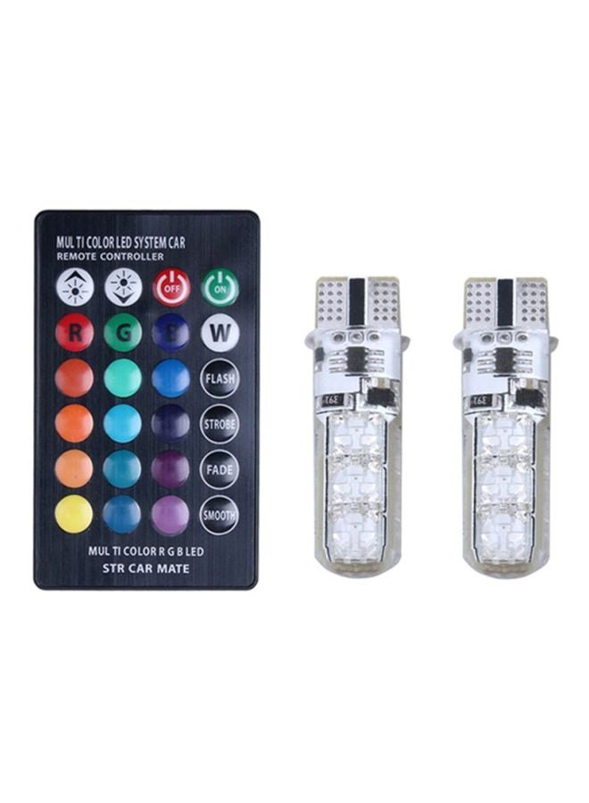 Generic - LED Shining Car Light With Remote Control - Image 1