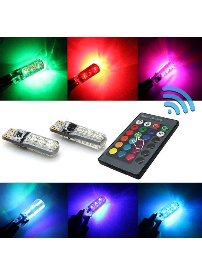 Generic - LED Shining Car Light With Remote Control - Image 1