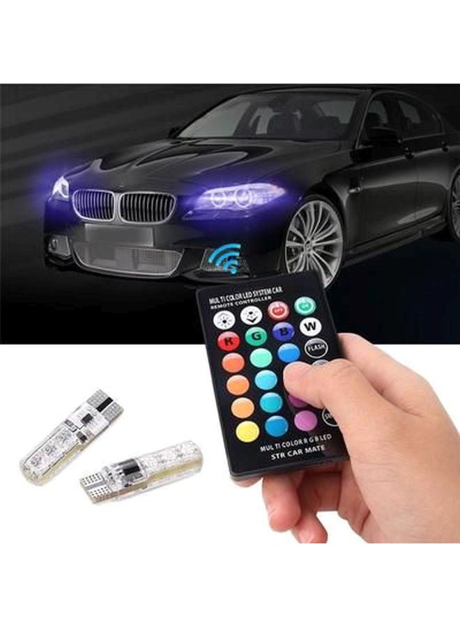 Generic - LED Shining Car Light With Remote Control - Image 1