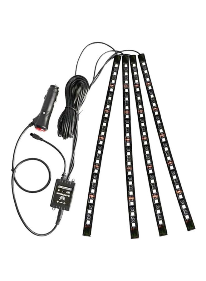 OUTAD 4-Piece Voice Control LED Interior Car Decorative Lights  - Image 1