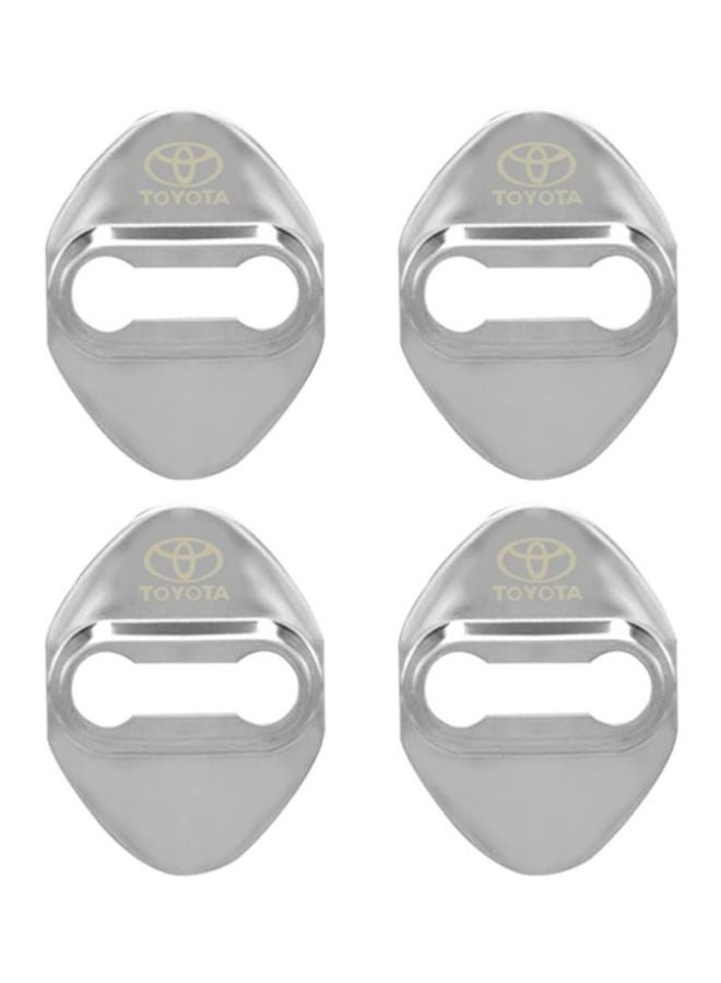 OUTAD 4-Piece Door Lock Protection Cover Case For Toyota