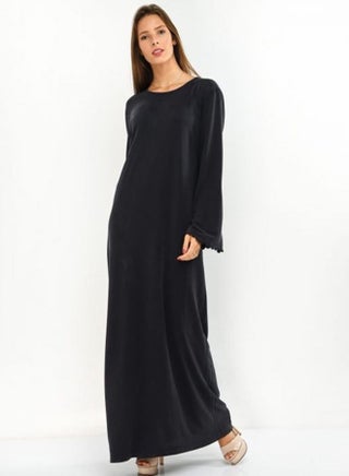 Round Neck Maxi Dress Black - v1599637955/N39547254V_1