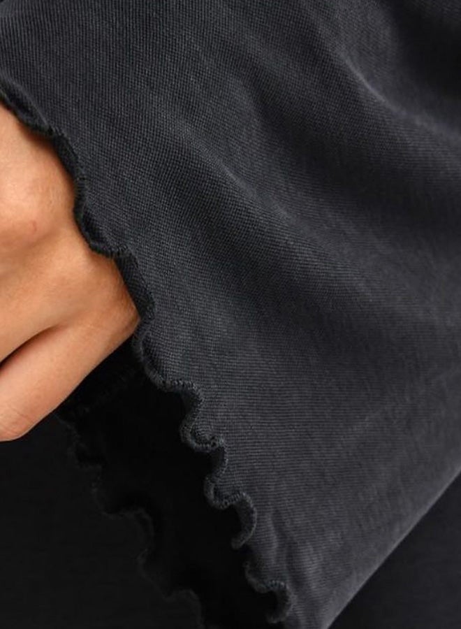 Miss Penny - Round Neck Maxi Dress Black - Image 1