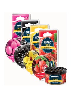 Areon 4-Piece Car Air Freshener Set 
