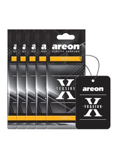 Areon Pack Of 5 X Version Car Air Fresheners - Vanilla 