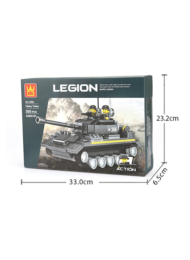 wange 3660 Heavy Tank Toy Model 6+ Years  - Image 4