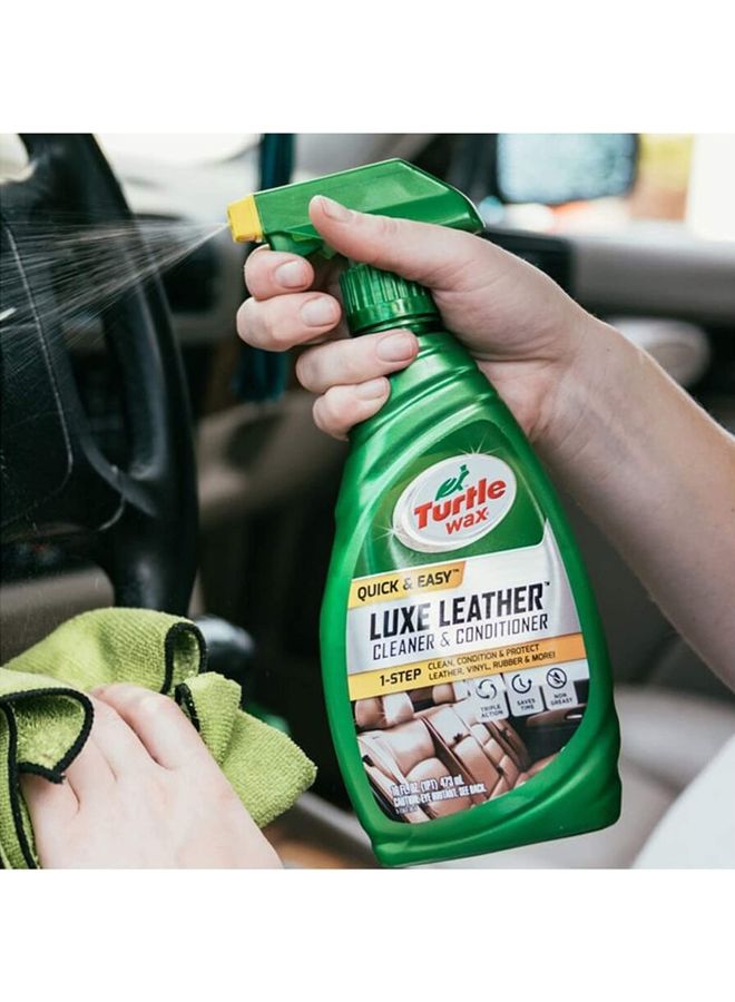 Turtle wax Quick And Easy Luxe Leather Cleaner And Conditioner  - Image 3