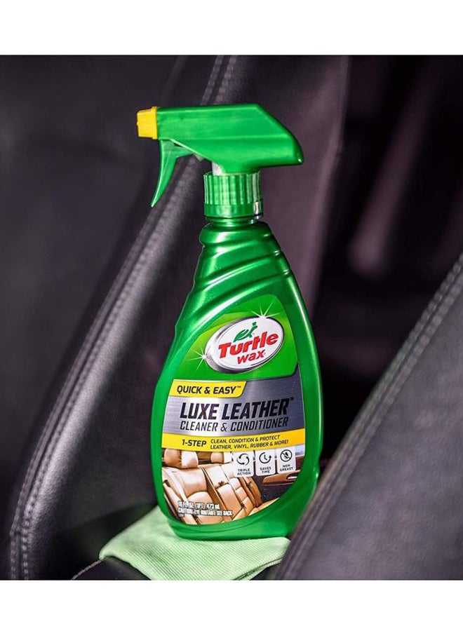 Turtle wax Quick And Easy Luxe Leather Cleaner And Conditioner  - Image 4