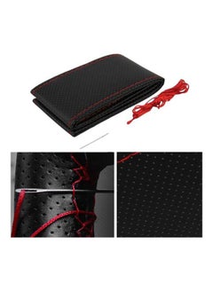 OUTAD Car Steering Wheel Cover With Needle And Thread  - Image 2