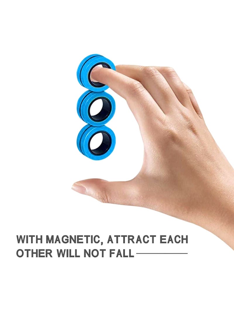 3 Piece Fidget Spinner Anti Stress Magnetic Rings cmcm - Image 2