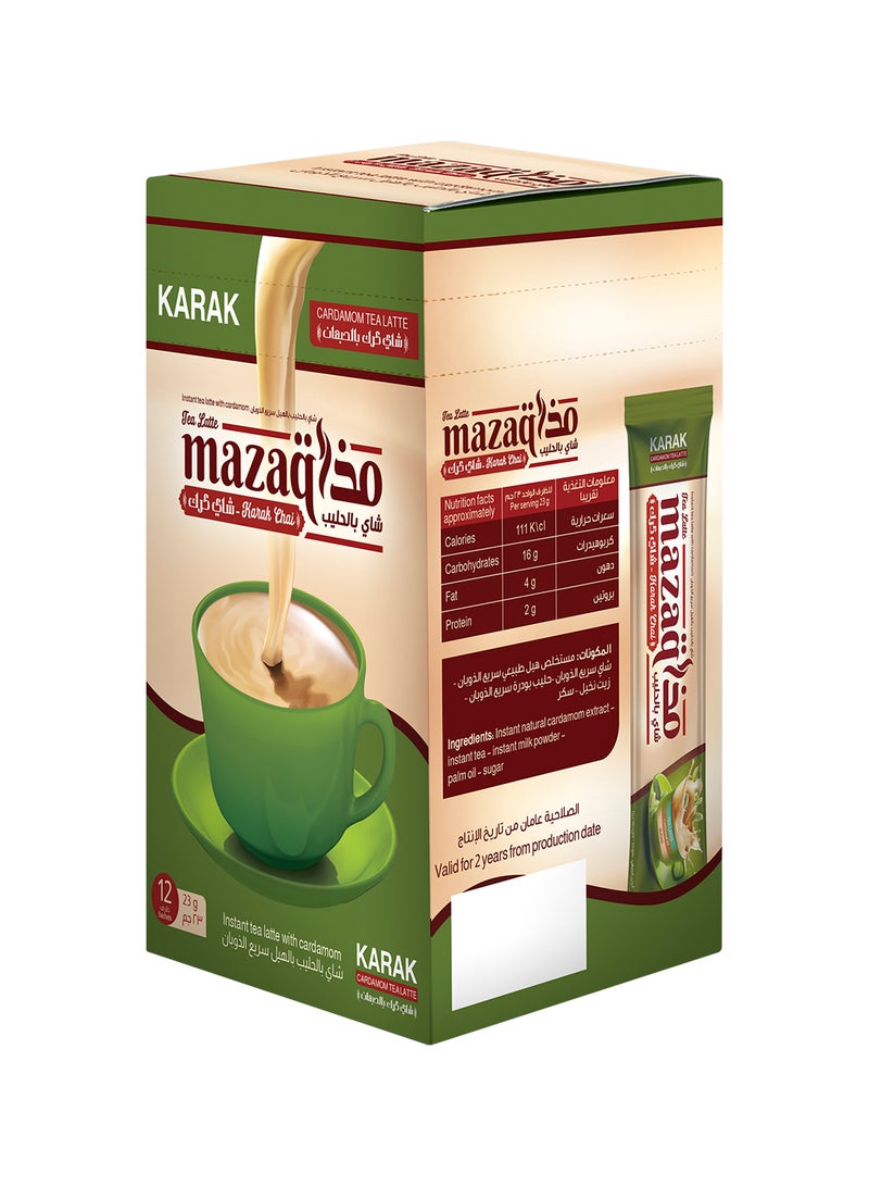 Mazaq - Karak Tea 23grams Pack of 12 - Image 1