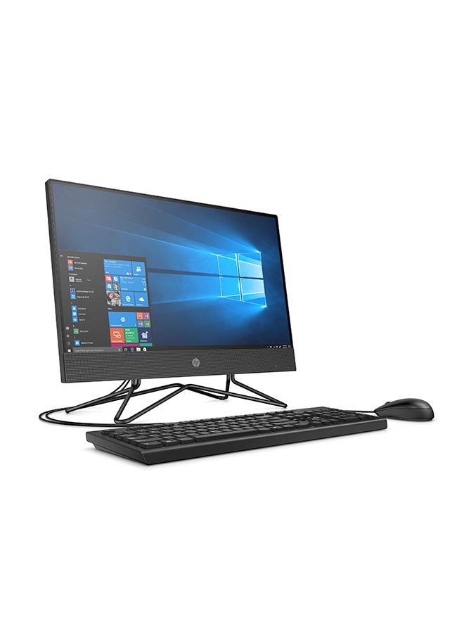 HP - 200G4 All-In-One Desktop With Full HD 21.5-Inch Display, Core i3 Processor/4GB RAM/256GB SSD/Intel UHD Graphics With Keyboard And Mouse Grey - Image 1