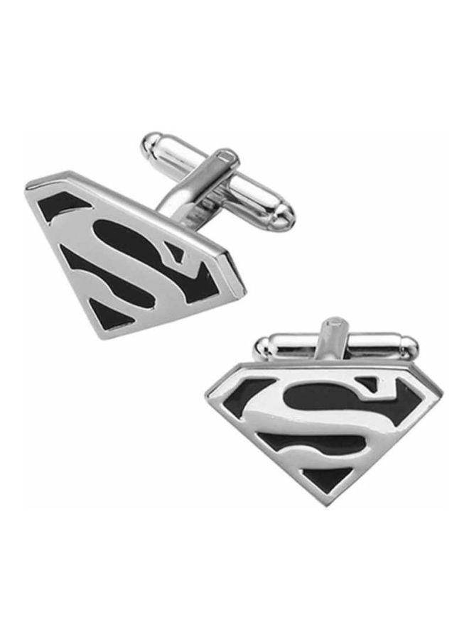 QiaoKai - Superman Logo Cufflinks - Image 1