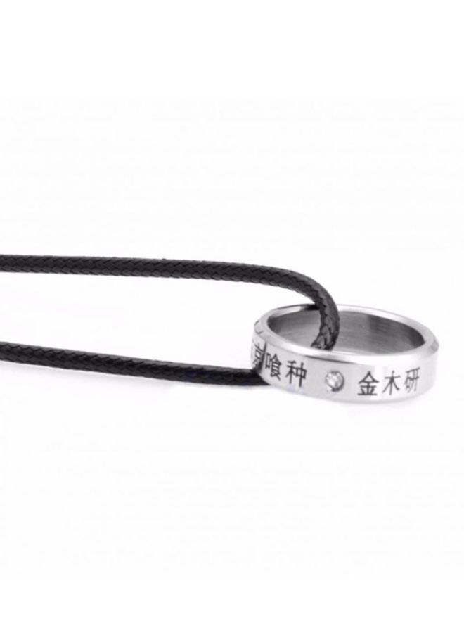 QiaoKai Alloy Tokyo Ghoul Ring Pendant Necklace  - Image 2