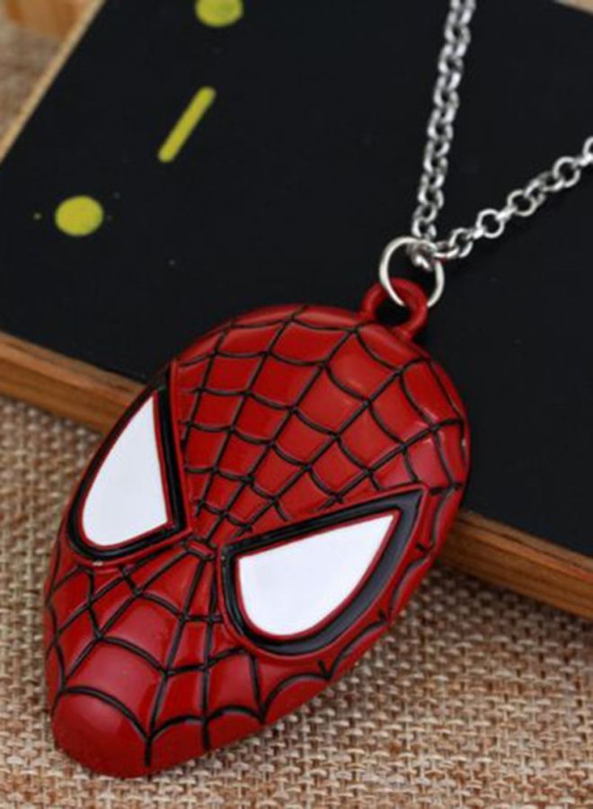 QiaoKai - Spiderman Mask Necklace Pendant - Image 1
