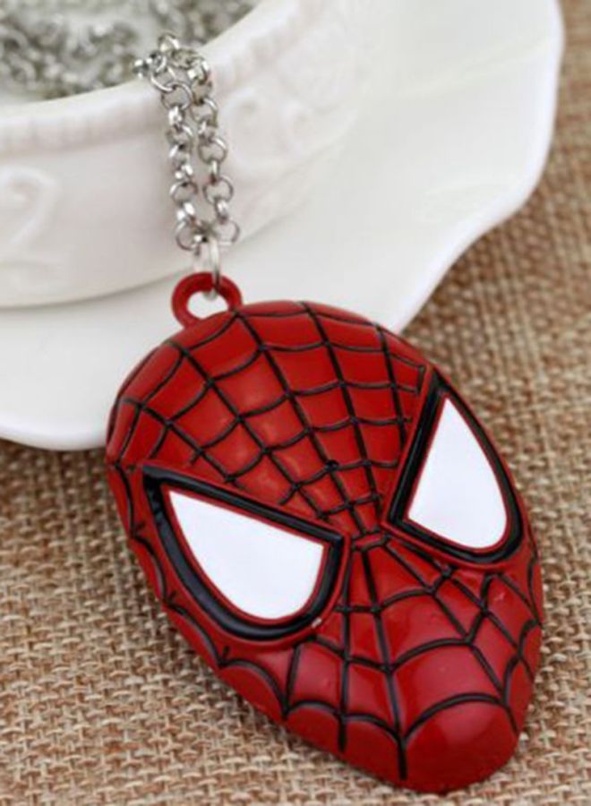 QiaoKai - Spiderman Mask Necklace Pendant - Image 1