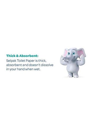 Super Soft Embossed Toilet Paper 140 Sheets x 3Ply, 17 GSM, Pack of 32 Rolls - view 5