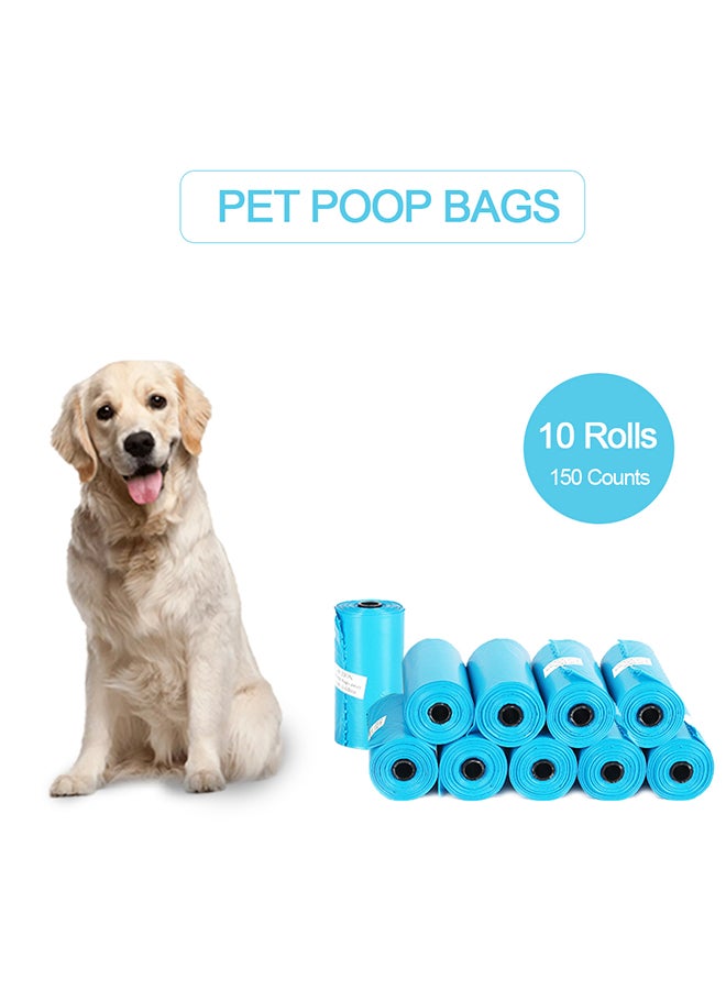 Generic Pack Of 10 Disposable Pet Bags Blue 15.6x6.4x6.1cm - Image 5