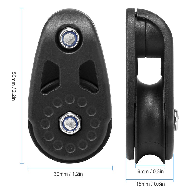Generic - 2-Piece Kayak Slide Rail 7.0x6.0x2.0cm - Image 1
