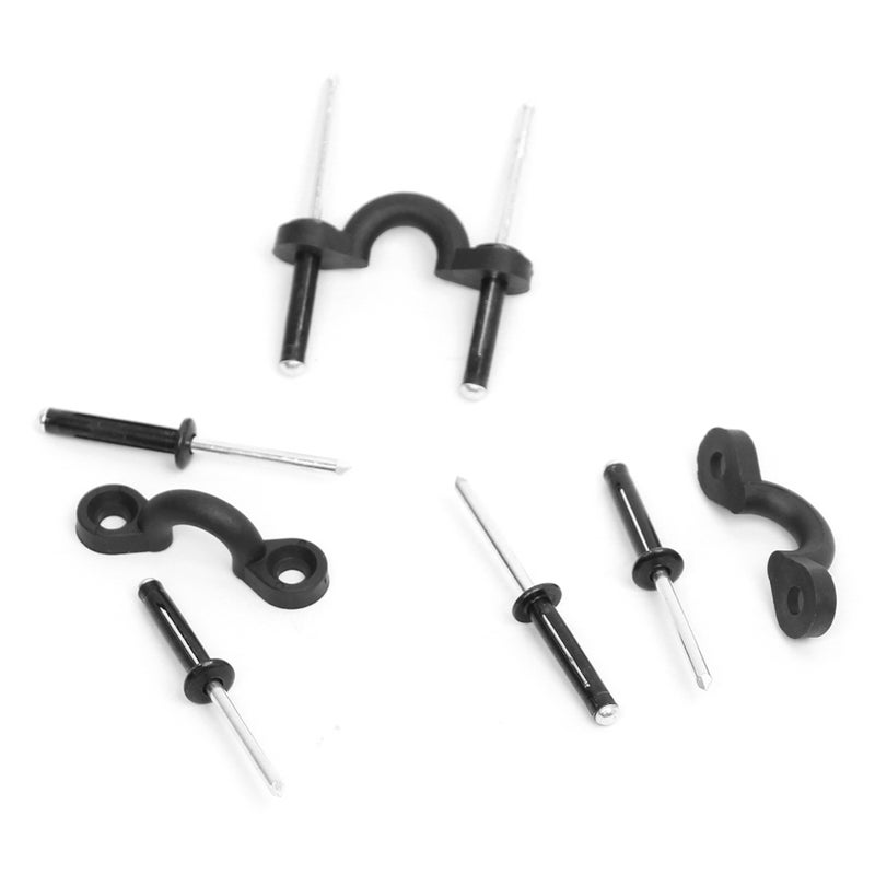 Generic - 10-Piece Nylon Bungee Deck Loop Tie Down Pad 20.0x20.0x3.0cm - Image 1