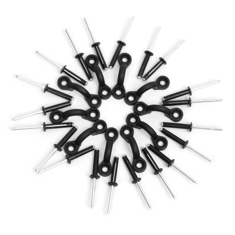 Generic - 10-Piece Nylon Bungee Deck Loop Tie Down Pad 20.0x20.0x3.0cm - Image 1