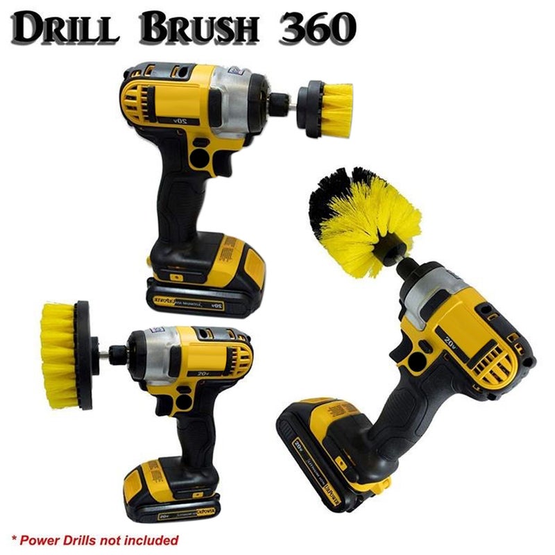 Generic 3-Drill Brush Power Scrubber Kit  - Image 4