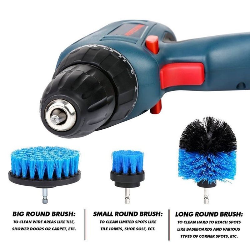Generic 3-Drill Brush Power Scrubber Kit  - Image 5