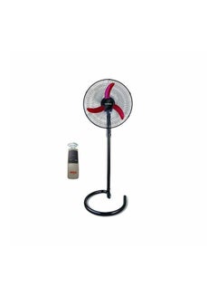 Fresh El Shabah Stand Fan With Remote Control 20 Inch 0.0 W FR-004 Black/Red 